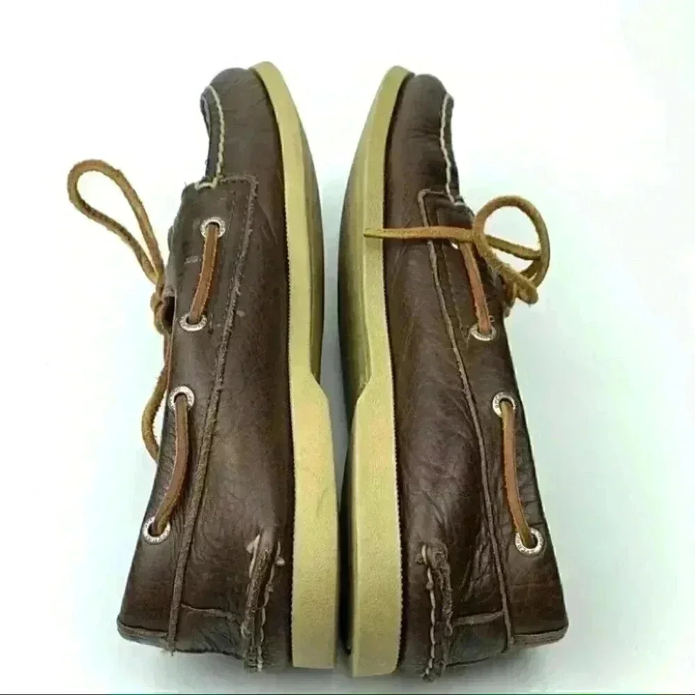 Sperry Topsider mens loafers size 8 brown leather